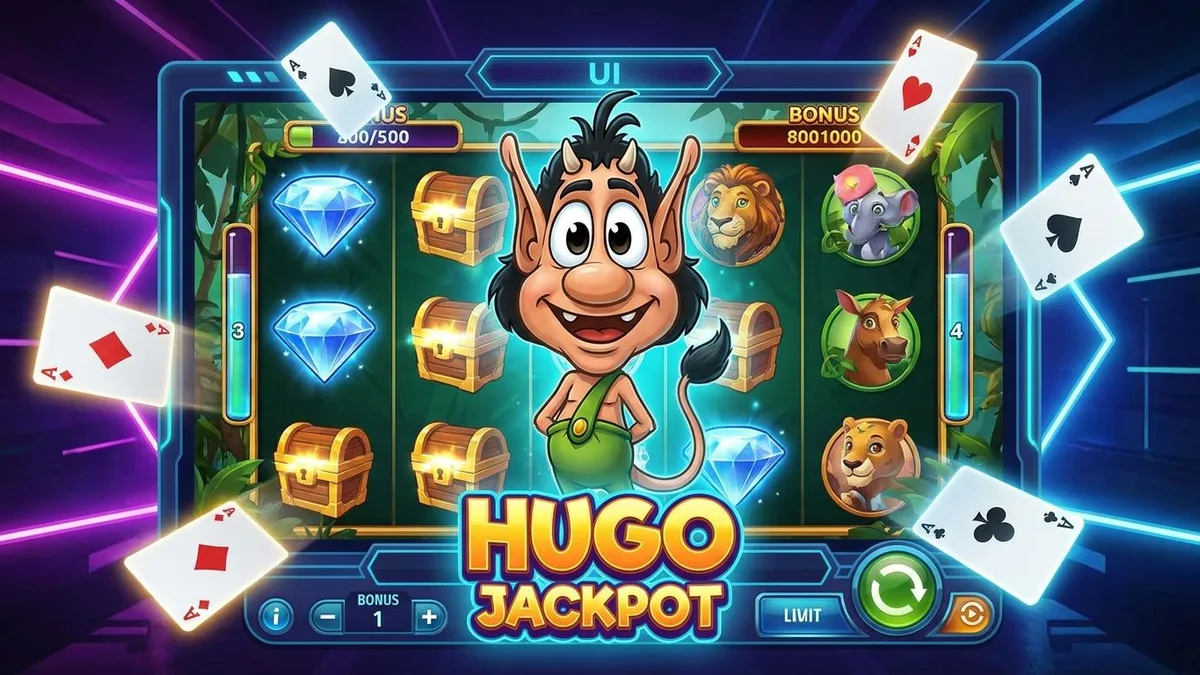 Casino og slots hos Hugo